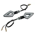 CLIGNOTANT UNIVERSEL REPLAY ARROW 14 LEDS BASE ABS TRANSPARENT/NOIR (L 78mm / H 36mm / L 18mm) (HOMOLOGUE CE) (PAIRE)