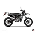 KIT DECO AUTOCOLLANT/STICKER 50 A BOITE PREDATOR NOIR POUR MBK 50 XLIMIT 2007>2011/YAMAHA 50 DT 2007>2011  -KUTVEK-