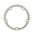 PLATEAU ROUTE 5BRA D.130 MICHE 38DTS INTERIEUR TYPE SHIMANO ARGENT 9/10V.