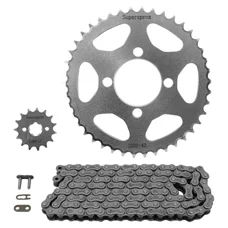 KIT CHAINE ADAPTABLE HONDA 125 CBR R 2004>2010  428  15x42  (DEMULTIPLICATION ORIGINE)  -SUPERSPROX-