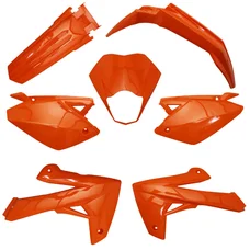 FAIRINGS/BODY PARTS FOR 50c MOTORBIKE  RIEJU 50 MRT 2009>, MRT ENDURO 2009>, MRT PRO 2009>, MRT SM 2009> GLOSS ORANGE (KIT 7 PARTS)