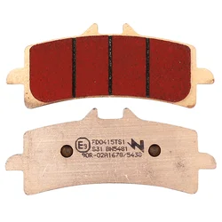 PLAQUETTE DE FREIN NEWFREN POUR APRILIA 1000 RSV4 2009> AV / BMW 1200 HP2 2008>2011 AV / KTM 1290 SUPERDUKE 2014> AV / HONDA 1000 CBR RR 2014> AV (FD0415TS) (TOURING METAL FRITTE)