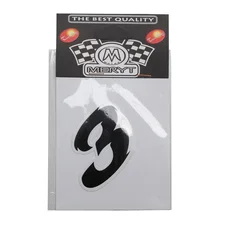 AUTOCOLLANT/STICKER MERYT MINI NUMERO 3 NOIR (H7cm)