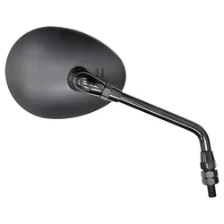 RETROVISEUR ADAPTABLE APRILIA 125 SCARABEO 2007>2010, 300 SCARABEO 2009>2010, 500 SCARABEO 2003>2008  DROIT NOIR (OE AP8104526) (HOMOLOGUE CE)  -SELECTION P2R-