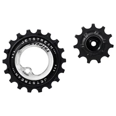 GALET DERAILLEUR TRIPEAK 11-18 DENTS CERAMIC POUR DERAILLEUR 2x12/11V. ARGENT COMPATIBLE SHIMANO GRX RD-RX810/815/820 (JEU DE 2)