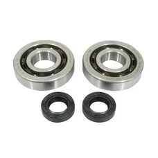 BEARING FOR CRANKSHAFT+SEALS FOR MOPED PEUGEOT 50 FOX (KIT SC04A47CS TPI POLYAMID/ NITRILE SEAL) - P2R