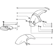 Garde boue av. Et ar.