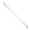 STAINLESS SPOKE- BLACK FOR EBIKE Ø 2,0mm -  Ø  2,3mm  L 270mm SAPIM "J BEND" WITH NUTS (SOLD PER 4)