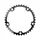 CHAINRING FOR ROAD BIKE- 5 Arms- 38T DIAM 130 -INNER- ALUMINIUM BLACK- 7075 TA ALIZE    (SHIMANO TYPE) 8/9/10 Speed-.