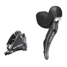 FREIN A DISQUE GRAVEL HYDRAULIQUE SHIMANO GRX810 ARRIERE 11V.  NOIR (LEVIER/MANETTE AVEC ETRIER BR-RX810+DURITE ASSEMBLE 1700mm)
