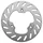BRAKE DISC FOR DERBI 50 SENDA L-R 1994>1997 Front  (EXT 218mm - INT 90.5mm - 3 Holes )  (DF4052A)  -NEWFREN-