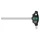 CLE ALLEN/6 PANS MANCHE EN T WERA 454 HEX PLUS 10x200mm NOIR/VERT (VENDU A L'UNITE)  -MARQUE ALLEMANDE POUR LES ATELIERS-