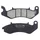 PLAQUETTE DE FREIN NEWFREN POUR BENELLI 125 BN 2018>2021  AV /  KEEWAY 125 CITY BLADE EFI 2016>2019, 125 SUPERLIGHT 2017>2019, 125 LOGIC EFI 2017>2019  AV  (FD0581BE)  (ELITE ORGANIQUE)