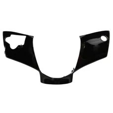 CARENAGE/COUVRE GUIDON SCOOT ADAPTABLE PIAGGIO 50 ZIP 2000> NOIR BRILLANT  -P2R-