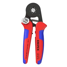 PINCE A SERTIR PRO KNIPEX AUTO-AJUSTABLE POUR EMBOUT DE CABLE 180mm (97 53 14)  -MADE IN GERMANY-