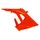 FRONT SIDE COVER - RIGHT - "PIAGGIO GENUINE PART" GILERA 50 SMT, RCR 2018> RED  -2B004333000W5R-