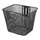 PANIER AVANT ACIER NID ABEILLE BASIL BREMEN NOIR  (35x26x29 cm)  -VENDU AVEC FIXATION POTENCE PLONGEUR