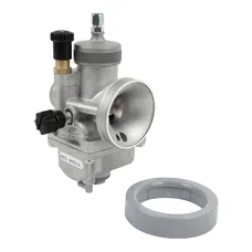 CARBURATEUR DELLORTO PHDG 21 AU (MONTAGE SOUPLE - AVEC GRAISSAGE - AVEC DEPRESSION - STARTER A TIRETTE) (REF 9852)