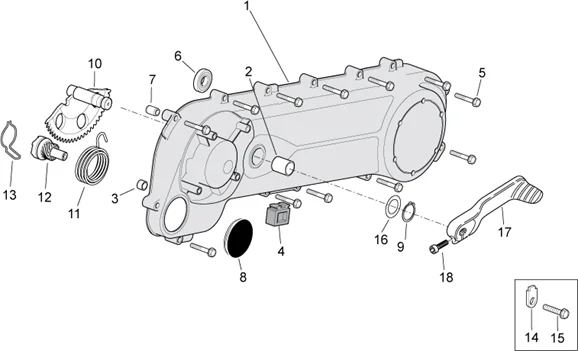 Couvercle transmission