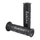 REVETEMENT POIGNEE DOMINO MOTO ON ROAD A250 NOIR/GRIS OPEN END 120-125mm (PAIRE)