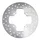 BRAKE DISC FOR MBK 50 X-POWER 1996>2002 Rear/ YAMAHA 50 TZR 1996>2002 Rear (EXT 203mm - INT 84mm - 4 Holes ) -P2R