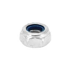 HEX NUT - NYLSTOP TYPE M10 GALVANIZED STEEL (SOLD PER 50). -SELECTION P2R