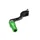 SELECTEUR DE VITESSE KRM PRO RIDE MINARELLI 50 AM6/BETA 50 RR/RIEJU 50 MRT/SHERCO 50 SM-R, SE-R ALU CNC NOIR/VERT (PLIABLE)