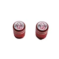 BOUCHON DE VALVE VICMA TO COOL MOLETE ROUGE  (PAIRE)