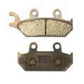 BRAKE PADS NEWFREN FOR YAMAHA 50 TZR 1993>2002 Rear 600 XT E 1990>2002 Front   XT K 1991>1993 Front   660 XTZ TENERE 1991>1996 Front   (L 104mm / 88mm - H 46mm - thk 10mm)  (FD0167TS)  (TOURING SINTERED)