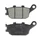BRAKE PADS -POLINI FOR HONDA 250 FORZA 2001>, 250 JAZZ, 250 REFLEX  (L 86mm - H 40mm - thk9mm)  (174.0072)  (ORIGINAL)