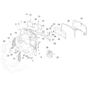 Coffre avant - Contre-tablier