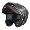 HELMET-FLIP-UP -  MT ATOM SV 2 BAST D5 DUAL SCREEN- BLACK/MATT GREY  M (ECE 22.06)