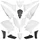 FAIRINGS/BODY PARTS FOR MAXISCOOTER  YAMAHA 530 TMAX 2015>2016 WHITE GLOSS (11 PARTS KIT)
