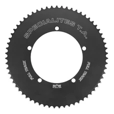 PLATEAU PISTE 5BRA D.144 TA FULL TRACK 63DTS NOIR ALU 7075 POUR CHAINE 3.17mm (1"1/8)