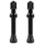 VALVE DE PNEU TUBELESS SCHRADER VELOX ALU NOIR 60mm OBUS DEMONTABLE (VENDU A LA PAIRE SUR CARTE) COMPATIBLE BOSCH