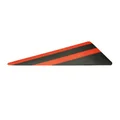 AUTOCOLLANT/STICKER/DECOR GAUCHE (ROUGE/NOIR) DE GARDE BOUE AVANT ORIGINE PIAGGIO GILERA 50 SMT, RCR 2018>  -2H002130-