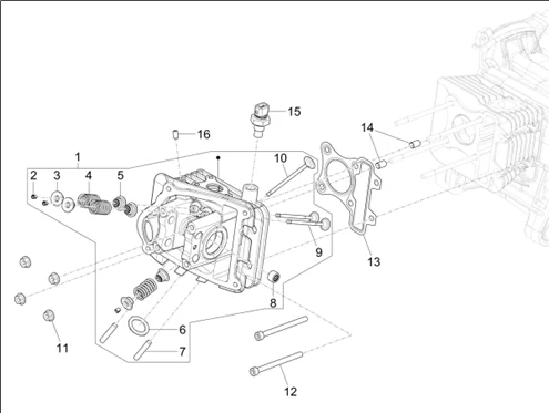 Ensemble culasse - Soupape