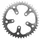 PLATEAU ROUTE 5BRA D.130 STRONGLIGHT 42DTS PORTEUR ARGENT D.74 ALU 7075 TYPE SHIMANO 9/10V.