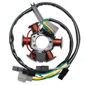 STATOR ALLUMAGE 50 A BOITE ADAPTABLE DERBI 50 SENDA, GPR / GILERA 50 SMT, RCR  (60W AVEC CAPTEUR ET SANS PLATINE)  -P2R-