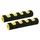 LEVER PROTECTION  (FOAM) BLACK/YELLOW  (PAIR) -SELECTION P2R-