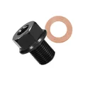 ADAPTATEUR POUR SONDE DE TEMPERATURE VOCA 50 A BOITE DERBI EURO 2, 3 M14x1,50 NOIR