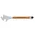 OUTIL CLE A PEDALE WOOD 15mm + DOUILLE 14 & 15 MM MANCHE BOIS NEWTON
