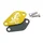 OBTURATEUR POMPE A HUILE 50 A BOITE VOCA STYLE POUR MINARELLI 50 AM6/DERBI 50 SENDA, GPR ALU CNC OR