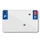 PLAQUE IMMATRICULATION MOTO TIFLEX ALU PREPERCEE 210x130 DEP. 11 VIERGE (VENDU PAR 10)