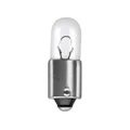 LIGHT BULB   12V  2W -Foot BA9s  CLEAR (PARKING LIGHT). (10 IN BOX).  -OSRAM-