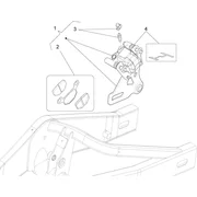 Pince frein arrière