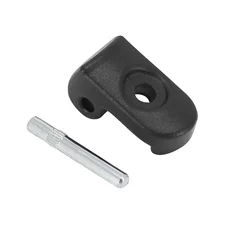 LOQUET/BLOCAGE CHARNIERE DE VERROUILLAGE POUR TROTTINETTE XIAOMI M365, 1S, ESSENTIAL, PRO, PRO 2 ZINC NOIR (AVEC GOUPILLE) (VENDU A L'UNITE)  -P2R-