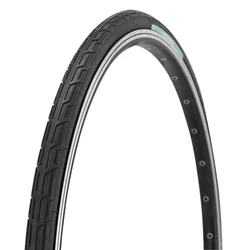 TYRE FOR URBAN/TREKKING BIKE- 700 X 28 NEWTON - E-BIKE - ANTI PUNCTURE PROTECTIVE LAYER  2.5MM BLACK-RIGID-(28-622)
