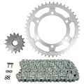 CHAIN AND SPROCKET KIT FOR SUZUKI 600 GSX-R 1997  525  16x45  (REAR SPROCKET Ø 120/140/10.5)  (OEM SPECIFICATIONS)  -AFAM-
