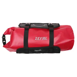 SACOCHE DE CINTRE/GUIDON VELO ZEFAL Z ADVENTURE F10 ROUGE FIXATION VELCROS (Lg39cmxD18 - 10LITRES)